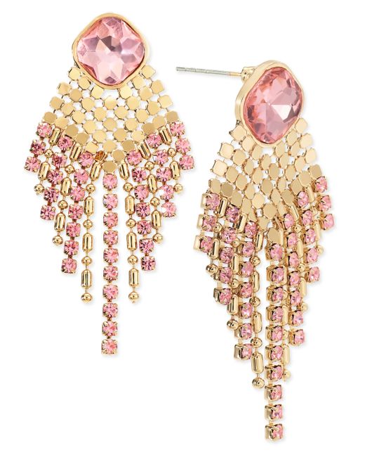 I.N.C. International Concepts Crystal Bead Statement Earrings Created for