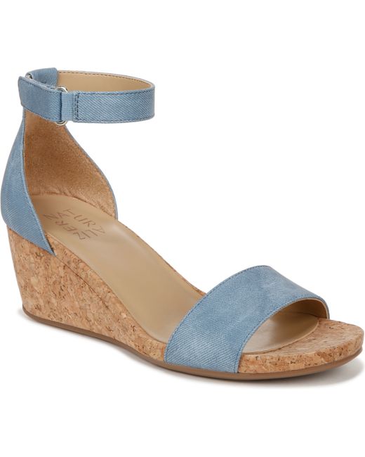 Naturalizer Areda Ankle Strap Wedge Sandals