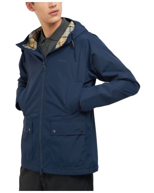 Barbour Domus Zip-Front Hooded Jacket