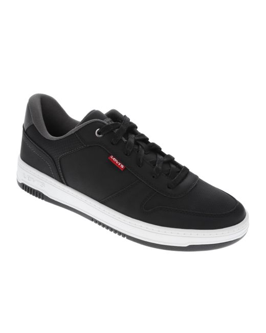 Levi's Drive Low Top Cbl Fashion Athletic Lace Up Sneakers Charcoal