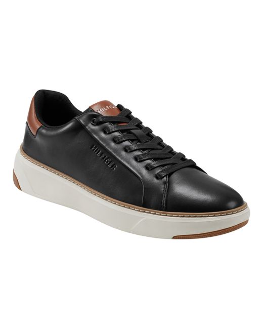 Tommy Hilfiger Hines Lace Up Casual Sneakers Cognac