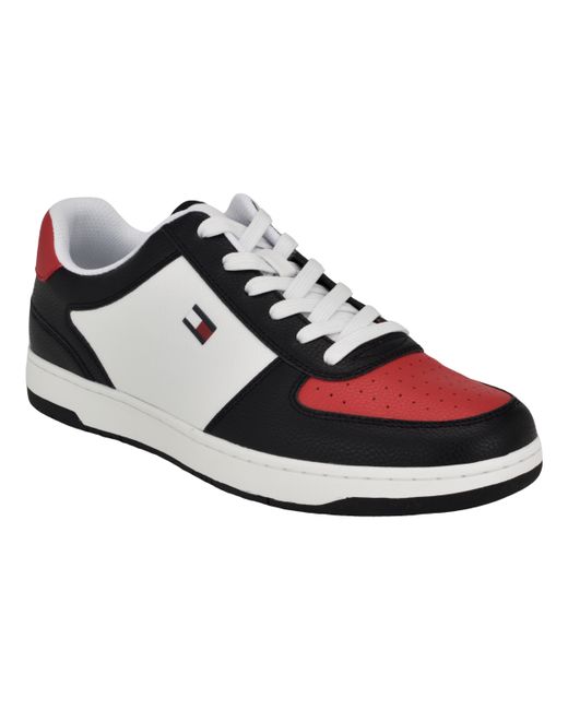 Tommy Hilfiger Tathan Lace-Up Casual Sneakers Red Multi