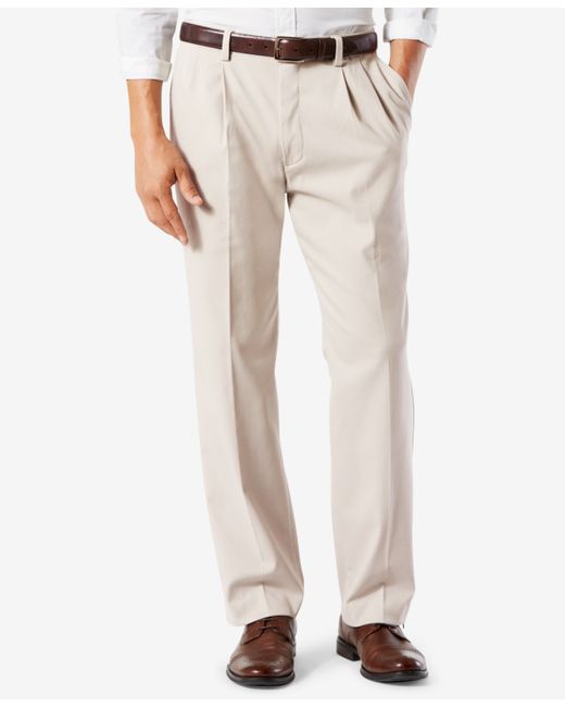 Dockers Easy Classic Pleated Fit Stretch Pants