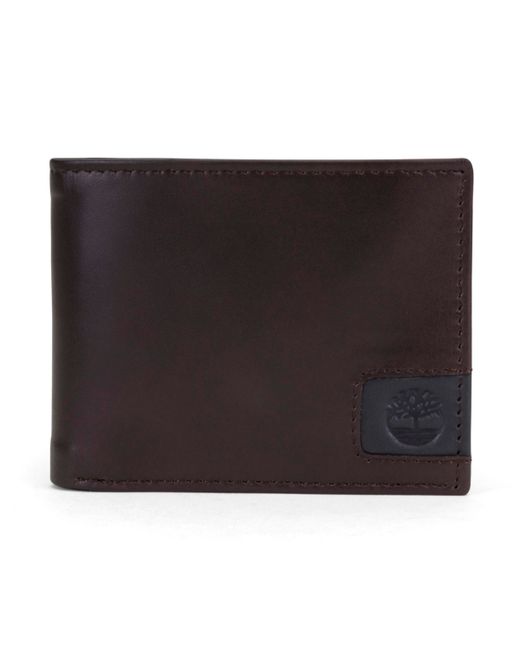 Timberland Cloudy Contrast Passcase Leather Wallet