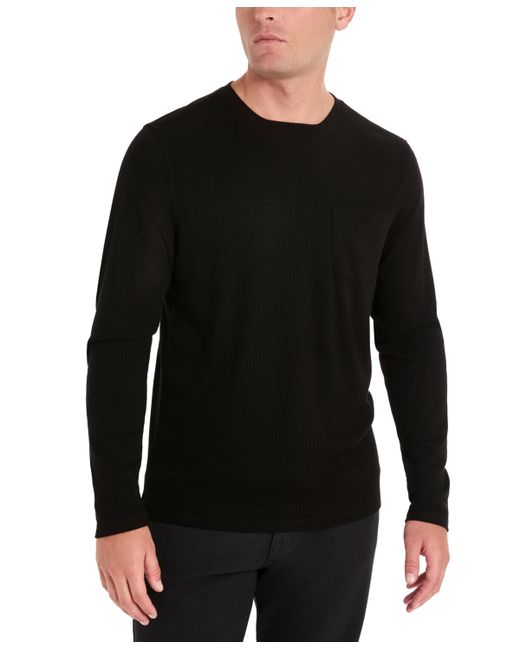 Kenneth Cole Techni-Cole Long-Sleeve Pocket T-Shirt