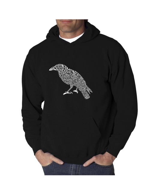 La Pop Art Word Art Hooded Sweatshirt The Raven