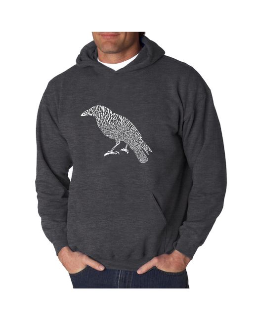 La Pop Art Word Art Hooded Sweatshirt The Raven