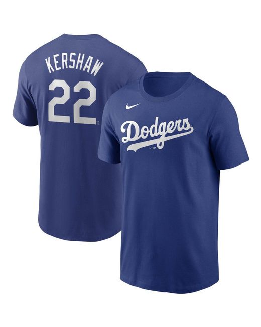 Nike Clayton Kershaw Los Angeles Dodgers Name and Number Player T-Shirt