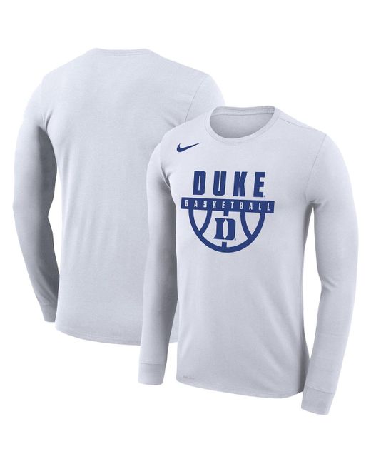 Nike Duke Blue Devils Basketball Drop Legend Long Sleeve Performance T-shirt