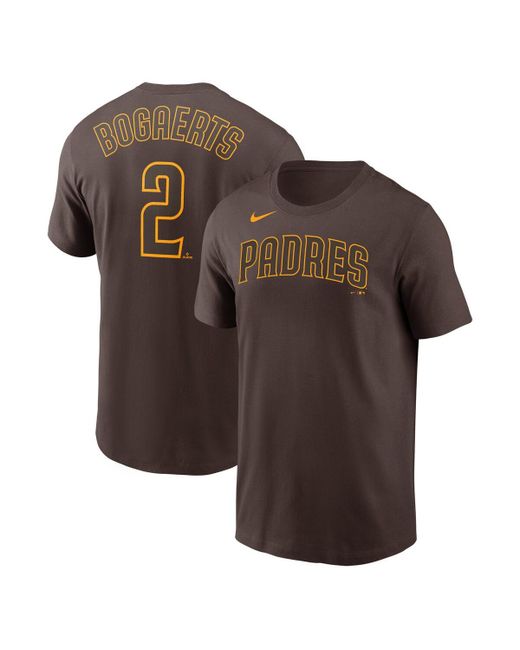 Nike Xander Bogaerts San Diego Padres Name and Number T-shirt