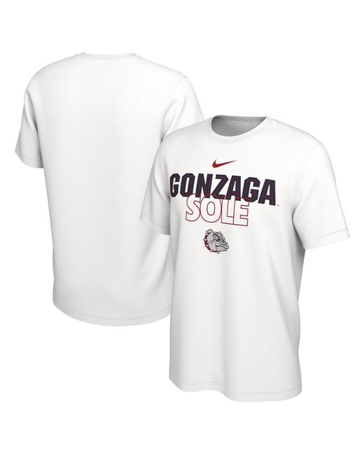 Nike Gonzaga Bulldogs On Court Bench T-shirt