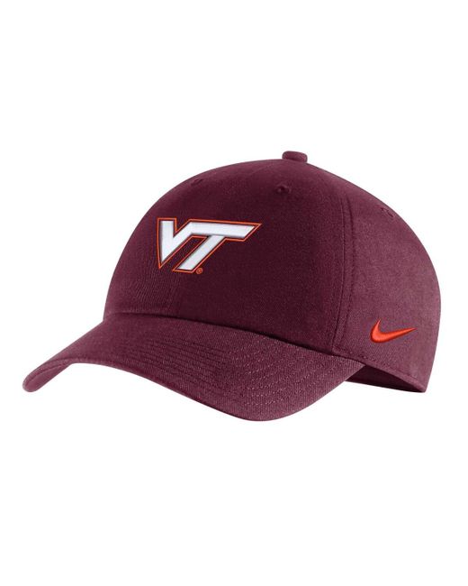 Nike Virginia Tech Hokies Heritage86 Logo Adjustable Hat
