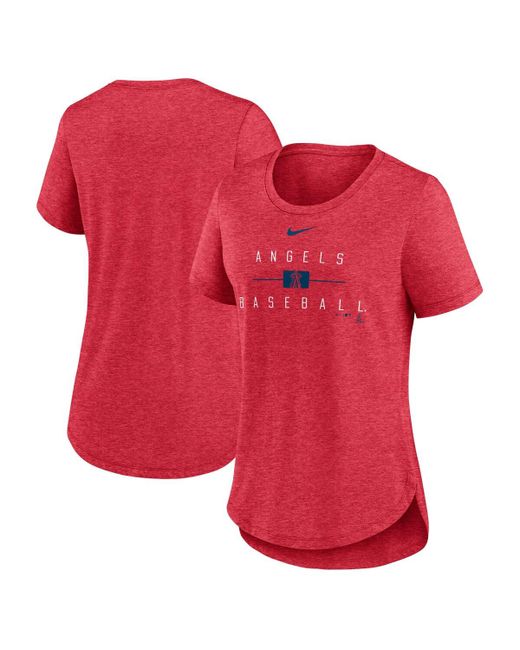 Nike Los Angeles Angels Knockout Team Stack Tri-Blend T-shirt