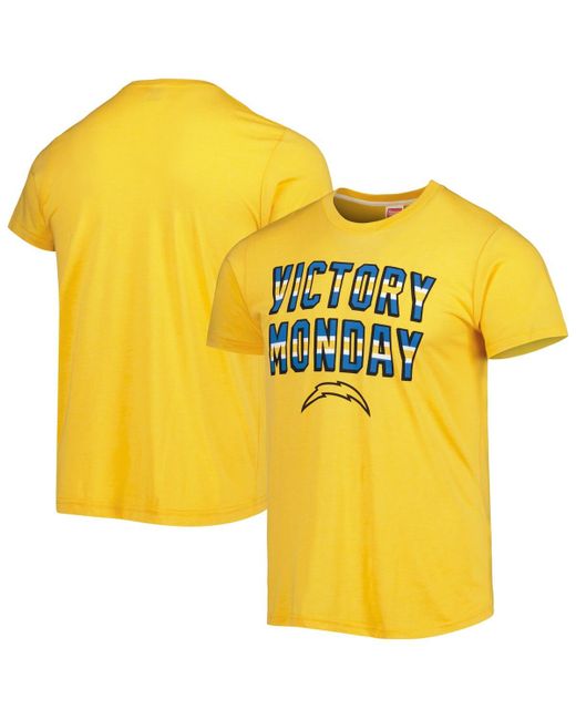 Homage Los Angeles Chargers Victory Monday Tri-Blend T-shirt