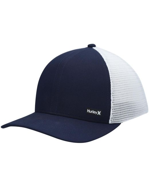Hurley White League Trucker Snapback Hat