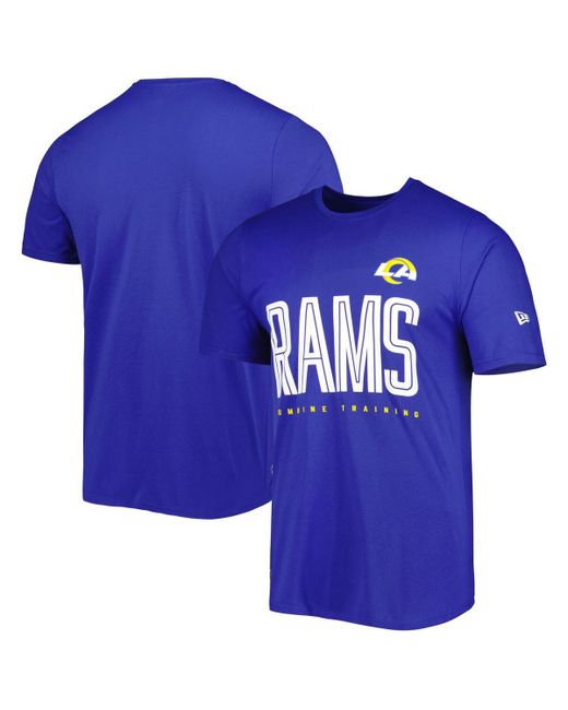 New Era Los Angeles Rams Combine Authentic Training Huddle Up T-shirt
