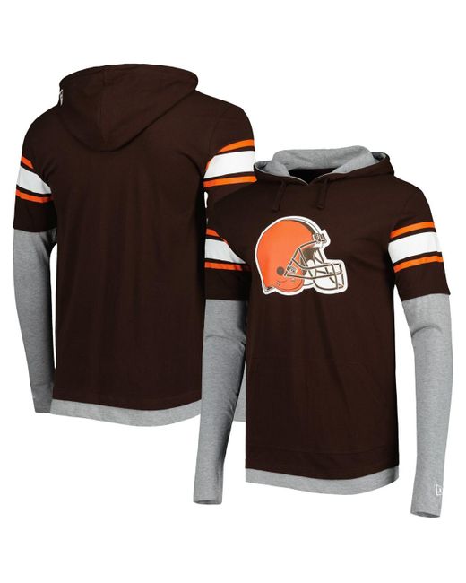 New Era Cleveland Browns Long Sleeve Hoodie T-shirt
