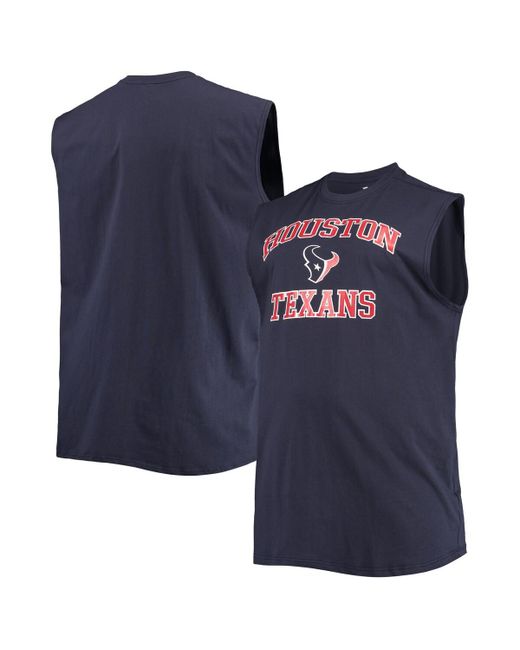 Profile Houston Texans Big and Tall Muscle Tank Top