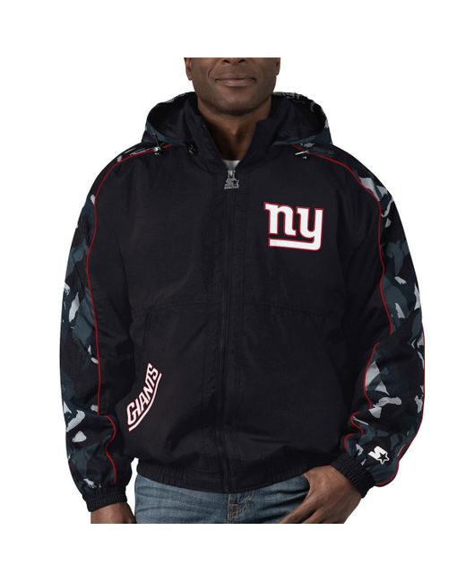 Starter New York Giants Thursday Night Gridiron Full-Zip Hoodie Jacket