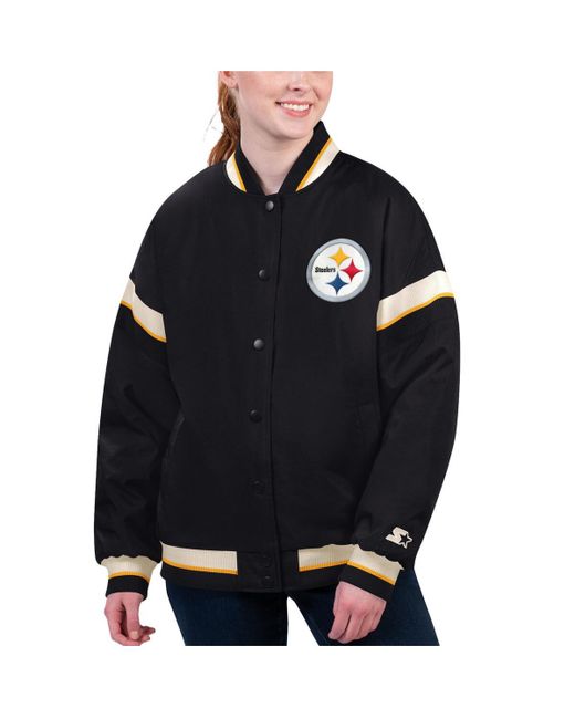 Starter Pittsburgh Steelers Tournament Full-Snap Varsity Jacket