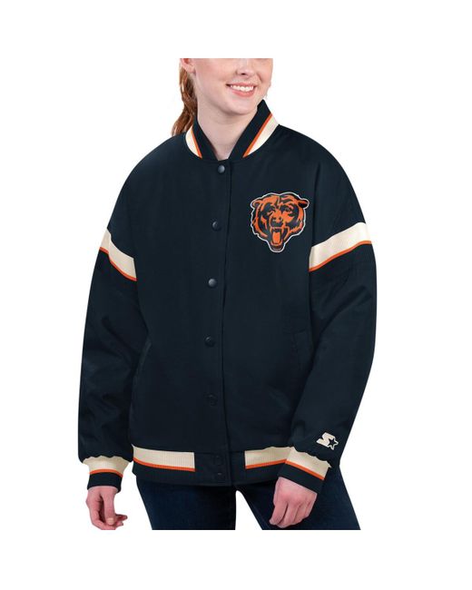 Starter Chicago Bears Tournament Full-Snap Varsity Jacket