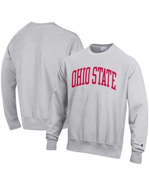 Champion Ohio State Buckeyes Arch Reverse Weave Pullover Sweatshirt