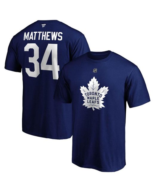 Fanatics Auston Matthews Toronto Maple Leafs Big and Tall Name Number T-shirt