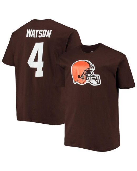 Fanatics Deshaun Watson Cleveland Browns Big and Tall Player Name Number T-shirt