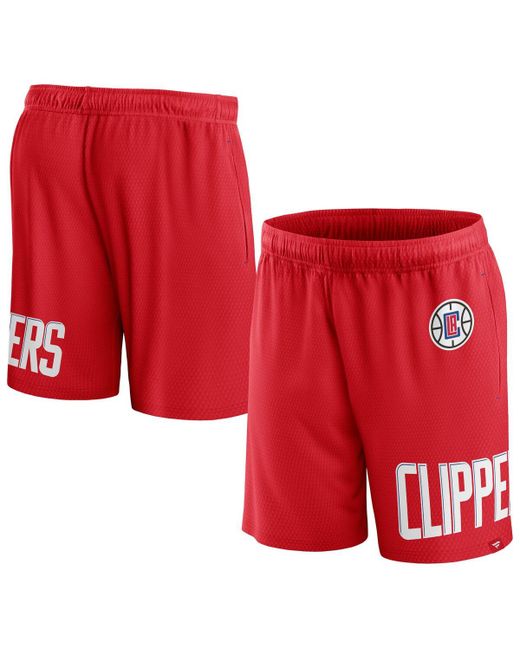 Fanatics La Clippers Free Throw Mesh Shorts