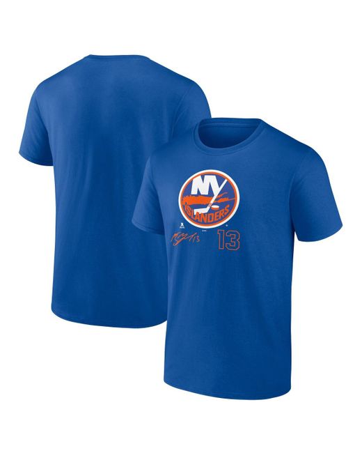 Fanatics Mathew Barzal New York Islanders Name and Number T-shirt