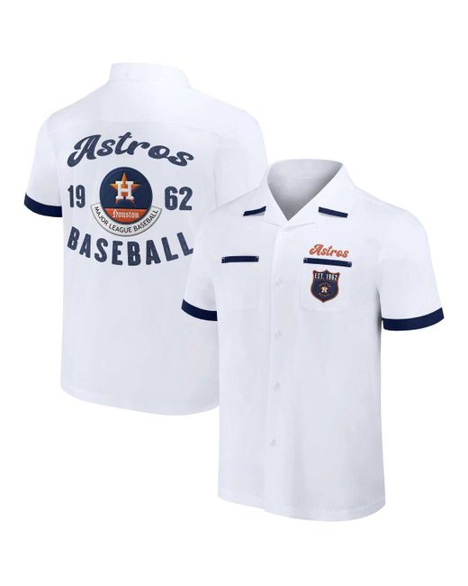 Fanatics Darius Rucker Collection by Houston Astros Bowling Button-Up Shirt