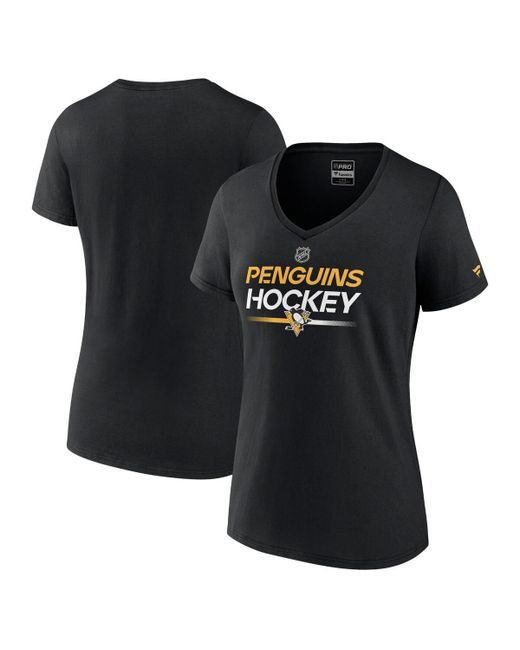 Fanatics Pittsburgh Penguins Authentic Pro V-Neck T-shirt