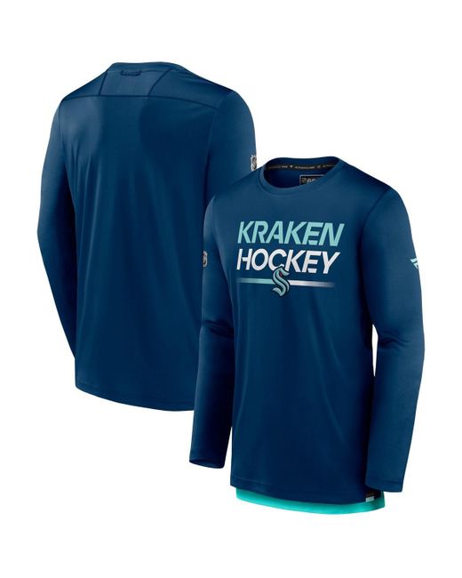 Fanatics Seattle Kraken Authentic Pro Long Sleeve T-shirt