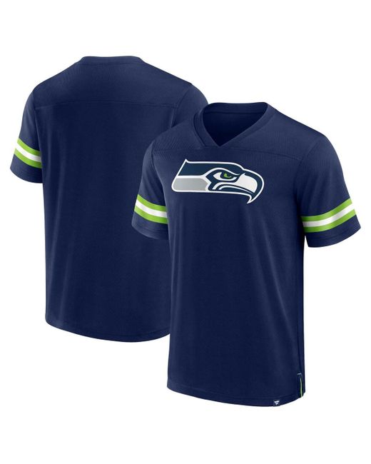Fanatics College Seattle Seahawks Jersey Tackle V-Neck T-shirt