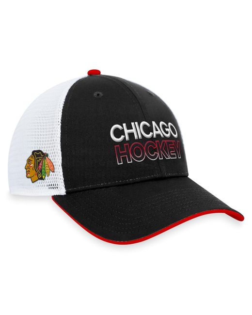 Fanatics Chicago Blackhawks Authentic Pro Rink Trucker Adjustable Hat