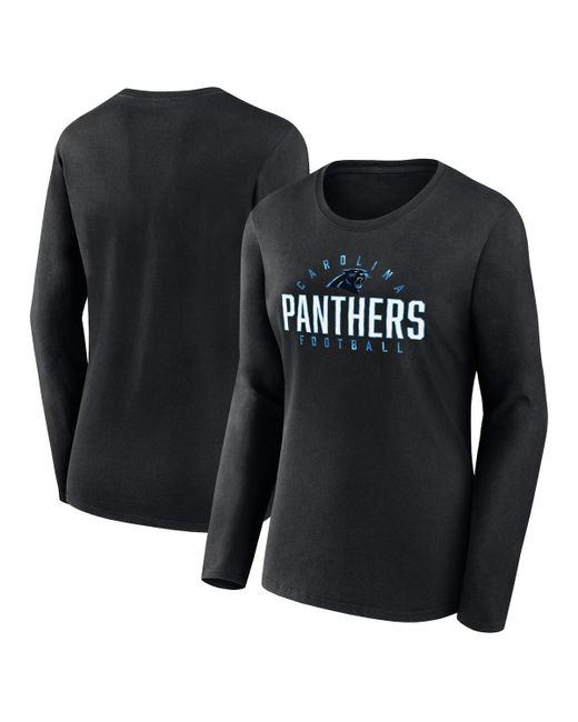Fanatics Carolina Panthers Plus Foiled Play Long Sleeve T-Shirt