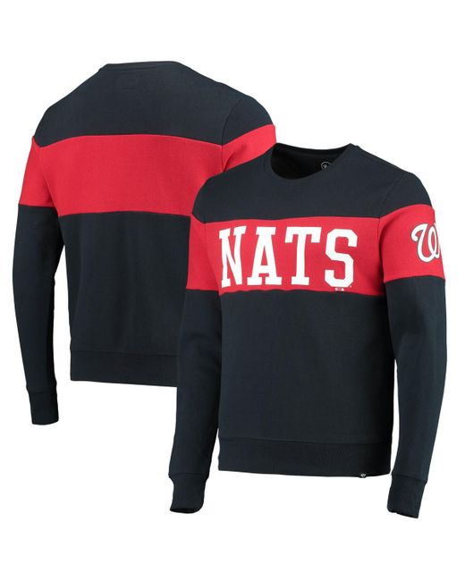 '47 Brand 47 Washington Nationals Interstate Pullover Sweatshirt