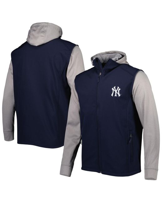 Dunbrooke Heather Gray New York Yankees Alpha Full-Zip Jacket