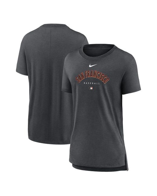 Nike San Francisco Giants Authentic Collection Early Work Tri-Blend T-shirt