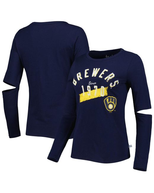 Touch Milwaukee Brewers Formation Long Sleeve T-shirt