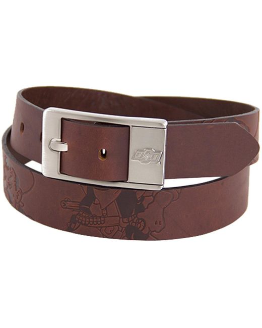 Eagles Wings Oklahoma State Cowboys Brandish Leather Belt