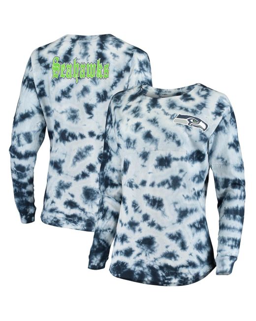 New Era College Seattle Seahawks Tie-Dye Long Sleeve T-shirt