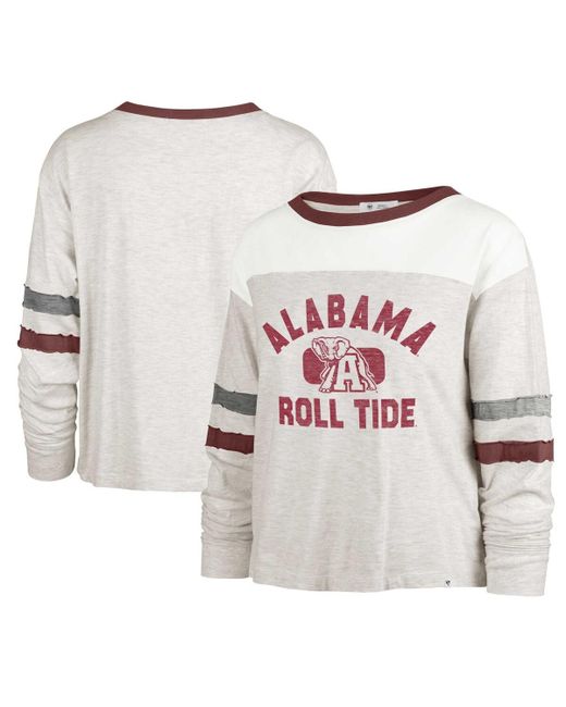 '47 Brand 47 Brand Distressed Alabama Crimson Tide All Class Lena Long Sleeve T-shirt