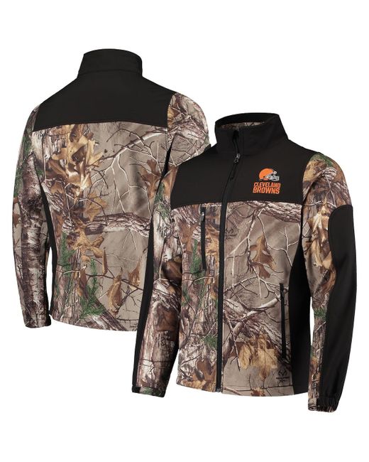 Dunbrooke and Cleveland Browns Circle Hunter Softshell Full-Zip Jacket