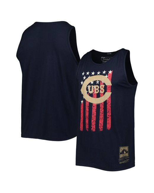 Mitchell & Ness Chicago Cubs Cooperstown Collection Stars and Stripes Tank Top