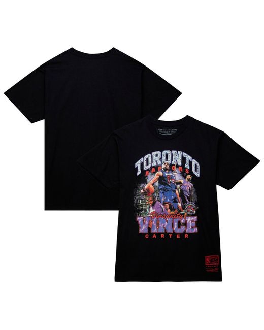 Mitchell & Ness Vince Carter Toronto Raptors Hardwood Classics Bling Concert Player T-shirt