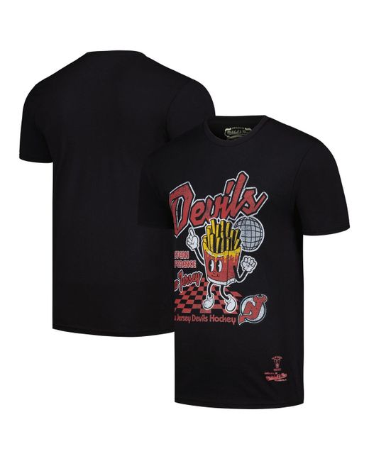 Mitchell & Ness Distressed New Jersey Devils Cheese Fries T-shirt