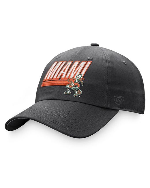 Top Of The World Miami Hurricanes Slice Adjustable Hat