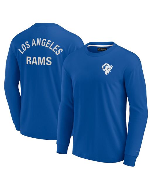 Fanatics Signature and Los Angeles Rams Super Soft Long Sleeve T-shirt