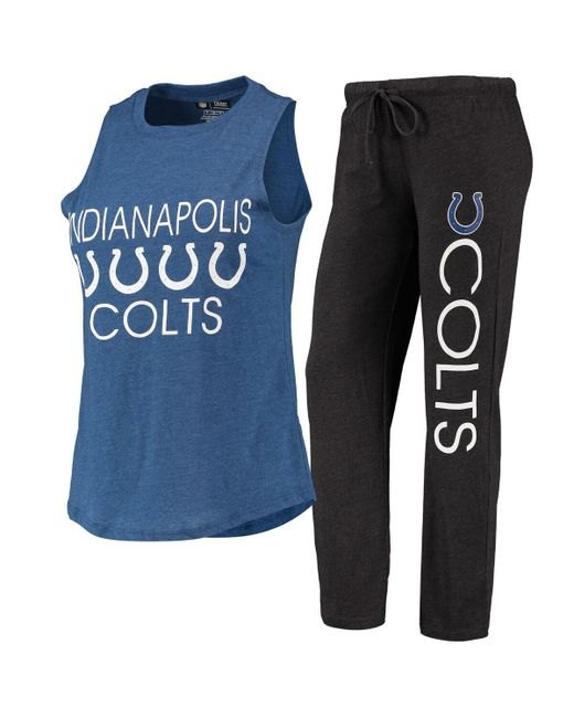 Concepts Sport Royal Indianapolis Colts Muscle Tank Top and Pants Sleep Set